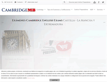Tablet Screenshot of cambridgemb.com